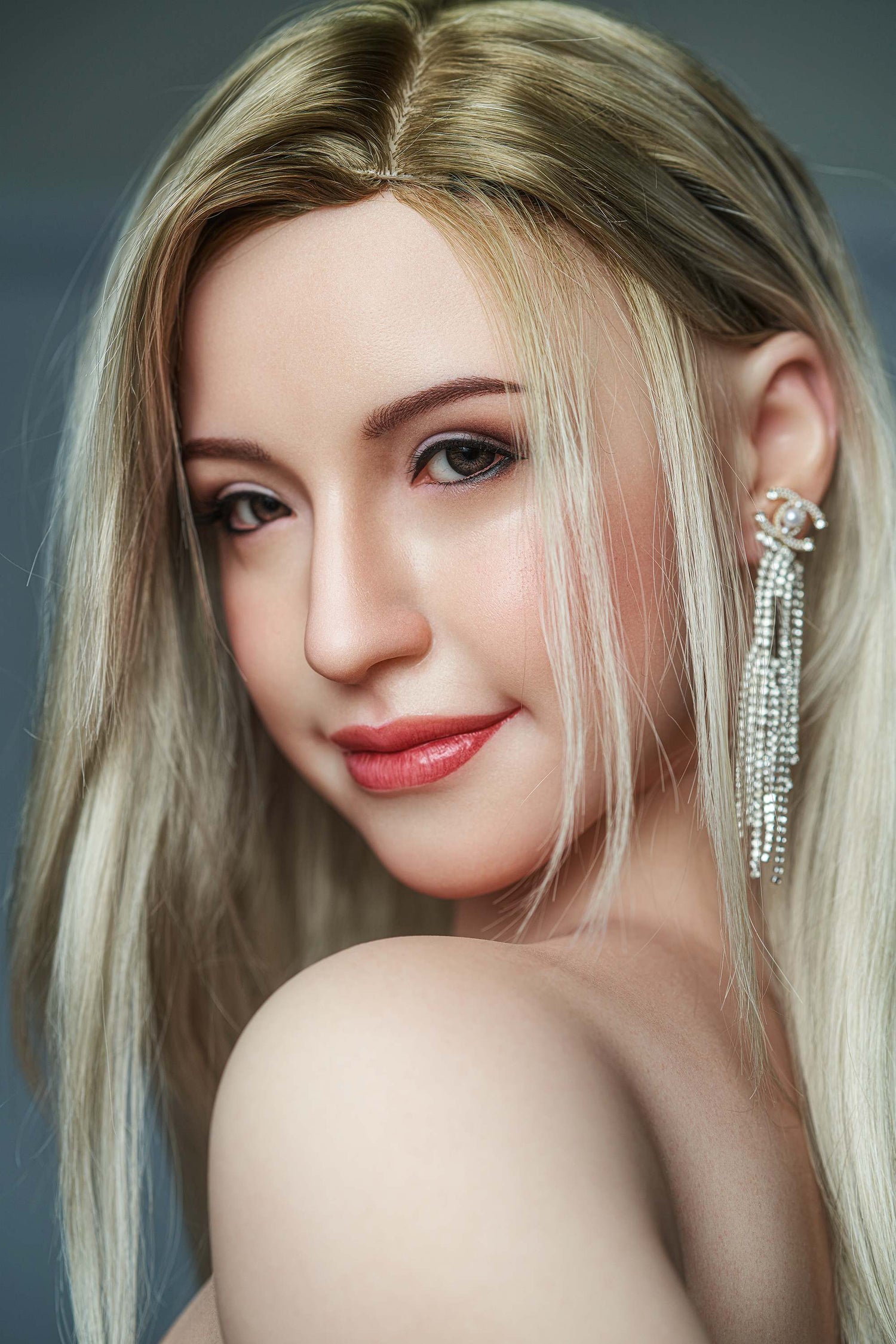 EU In stock GE86 X165cm F Cup Silicone Doll with small imperfections #D-DEF-Z-084